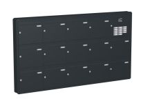 Knobloch Briefkastenanlage AP143-220, Farbe: RAL 7016 Anthrazitgrau glatt matt