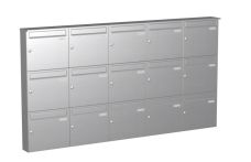 Knobloch Briefkastenanlage AP150-244-E, Farbe: Edelstahl