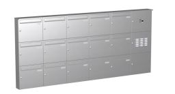 Knobloch Briefkastenanlage AP153-244-E, Farbe: Edelstahl