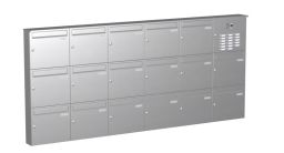 Knobloch Briefkastenanlage AP173-244-E, Farbe: Edelstahl