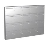 Knobloch Briefkastenanlage AP190-244-E, Farbe: Edelstahl