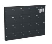 Knobloch Briefkastenanlage AP193-244, Farbe: RAL 7016 Anthrazitgrau glatt matt