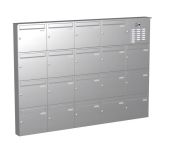 Knobloch Briefkastenanlage AP193-244-E, Farbe: Edelstahl