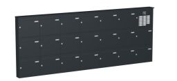 Knobloch Briefkastenanlage AP203-244, Farbe: RAL 7016 Anthrazitgrau glatt matt