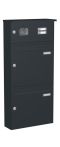 Knobloch Briefkastenanlage AP22-244, Farbe: RAL 7016 Anthrazitgrau glatt matt