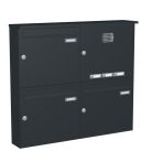 Knobloch Briefkastenanlage AP32-244, Farbe: RAL 7016 Anthrazitgrau glatt matt