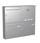 Knobloch Briefkastenanlage AP33-244-E, Farbe: Edelstahl