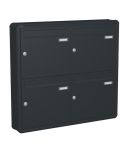 Knobloch Briefkastenanlage AP40-220, Farbe: RAL 7016 Anthrazitgrau glatt matt