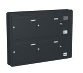 Knobloch Briefkastenanlage AP42-220, Farbe: RAL 7016 Anthrazitgrau glatt matt