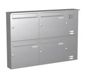 Knobloch Briefkastenanlage AP42-244-E, Farbe: Edelstahl