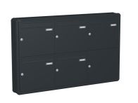 Knobloch Briefkastenanlage AP50-220, Farbe: RAL 7016 Anthrazitgrau glatt matt