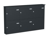 Knobloch Briefkastenanlage AP50-244, Farbe: RAL 7016 Anthrazitgrau glatt matt
