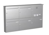 Knobloch Briefkastenanlage AP52-244-E, Farbe: Edelstahl