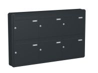 Knobloch Briefkastenanlage AP60-220, Farbe: RAL 7016 Anthrazitgrau glatt matt