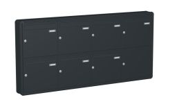 Knobloch Briefkastenanlage AP70-220, Farbe: RAL 7016 Anthrazitgrau glatt matt