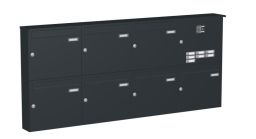 Knobloch Briefkastenanlage AP73-244, Farbe: RAL 7016 Anthrazitgrau glatt matt