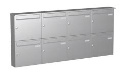 Knobloch Briefkastenanlage AP80-244-E, Farbe: Edelstahl