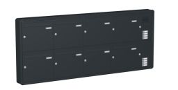 Knobloch Briefkastenanlage AP81-220, Farbe: RAL 7016 Anthrazitgrau glatt matt