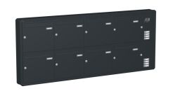 Knobloch Briefkastenanlage AP82-220, Farbe: RAL 7016 Anthrazitgrau glatt matt