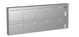 Knobloch Briefkastenanlage AP82-244-E, Farbe: Edelstahl
