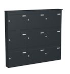 Knobloch Briefkastenanlage AP90-244, Farbe: RAL 7016 Anthrazitgrau glatt matt