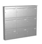 Knobloch Briefkastenanlage AP90-244-E, Farbe: Edelstahl