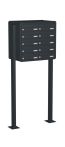 Knobloch Briefkastenanlage FS100-220-P, Farbe: RAL 7016 Anthrazitgrau glatt matt