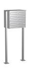 Knobloch Briefkastenanlage FS100-244H-P-E, Farbe: Edelstahl