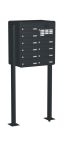 Knobloch Briefkastenanlage FS101-220-P, Farbe: RAL 7016 Anthrazitgrau glatt matt