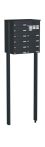 Knobloch Briefkastenanlage FS101-244H, Farbe: RAL 7016 Anthrazitgrau glatt matt