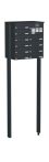 Knobloch Briefkastenanlage FS102-244H, Farbe: RAL 7016 Anthrazitgrau glatt matt