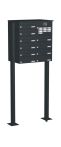 Knobloch Briefkastenanlage FS102-244H-P, Farbe: RAL 7016 Anthrazitgrau glatt matt