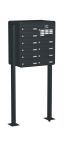 Knobloch Briefkastenanlage FS103-220-P, Farbe: RAL 7016 Anthrazitgrau glatt matt