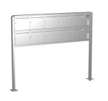 Knobloch Briefkastenanlage FS103-244-P-E, Farbe: Edelstahl