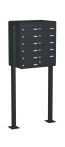 Knobloch Briefkastenanlage FS110-220-P, Farbe: RAL 7016 Anthrazitgrau glatt matt
