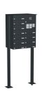 Knobloch Briefkastenanlage FS113-244H-P, Farbe: RAL 7016 Anthrazitgrau glatt matt