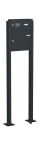Knobloch Briefkastenanlage FS12-244-P, Farbe: RAL 7016 Anthrazitgrau glatt matt