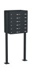 Knobloch Briefkastenanlage FS120-220-P, Farbe: RAL 7016 Anthrazitgrau glatt matt