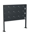 Knobloch Briefkastenanlage FS121-200-P, Farbe: RAL 7016 Anthrazitgrau glatt matt