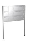 Knobloch Briefkastenanlage FS121-244-E, Farbe: Edelstahl