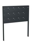 Knobloch Briefkastenanlage FS130-200, Farbe: RAL 7016 Anthrazitgrau glatt matt