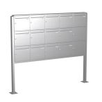 Knobloch Briefkastenanlage FS130-244-P-E, Farbe: Edelstahl