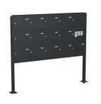 Knobloch Briefkastenanlage FS131-244-P, Farbe: RAL 7016 Anthrazitgrau glatt matt
