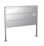Knobloch Briefkastenanlage FS133-244-P-E, Farbe: Edelstahl