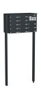 Knobloch Briefkastenanlage FS133-244H, Farbe: RAL 7016 Anthrazitgrau glatt matt