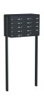 Knobloch Briefkastenanlage FS140-220, Farbe: RAL 7016 Anthrazitgrau glatt matt