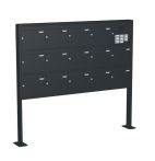 Knobloch Briefkastenanlage FS141-200-P, Farbe: RAL 7016 Anthrazitgrau glatt matt