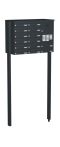 Knobloch Briefkastenanlage FS141-244H, Farbe: RAL 7016 Anthrazitgrau glatt matt