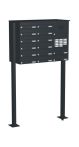 Knobloch Briefkastenanlage FS141-244H-P, Farbe: RAL 7016 Anthrazitgrau glatt matt