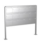 Knobloch Briefkastenanlage FS150-244-P-E, Farbe: Edelstahl